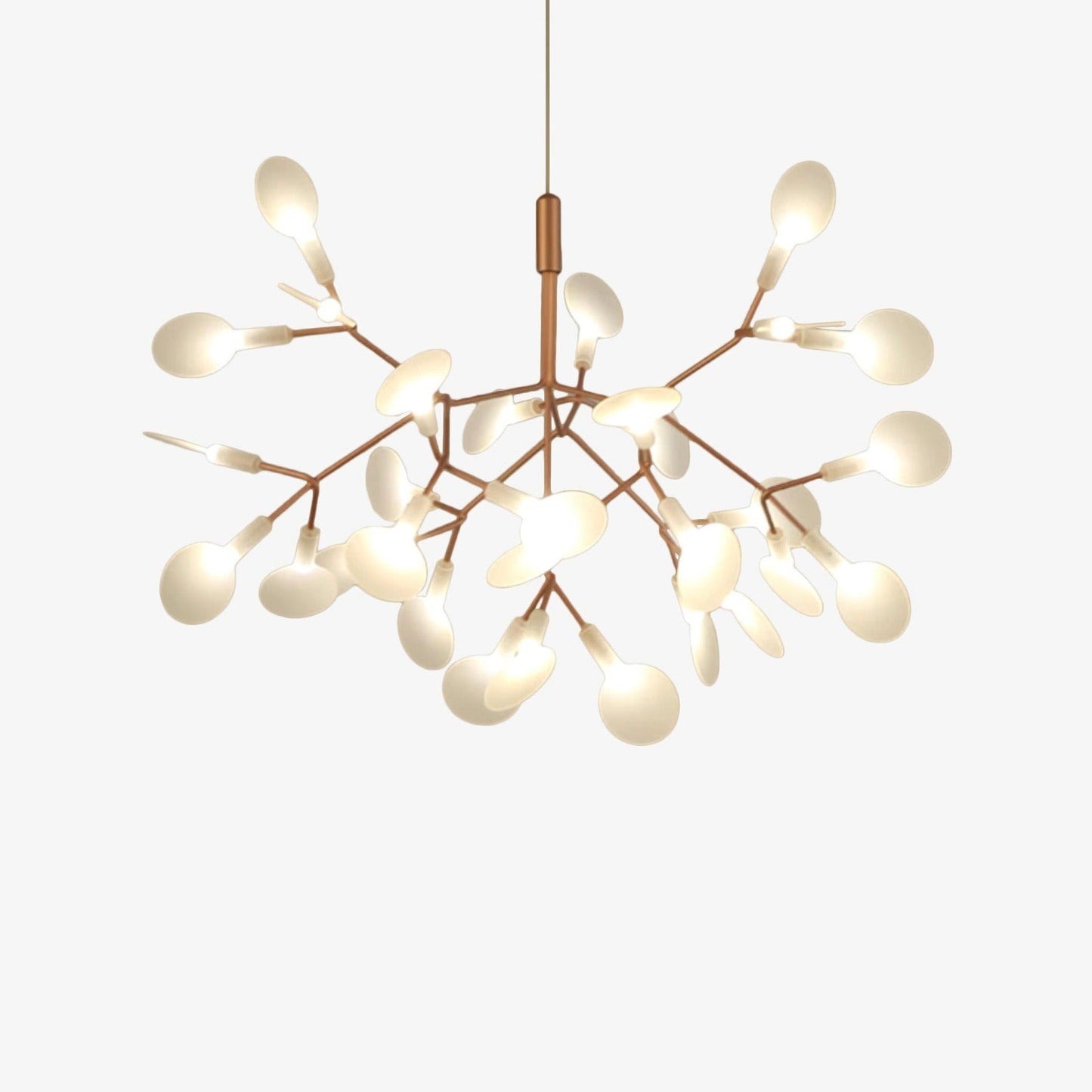 Suspension design moderne LED arbre doré Home.