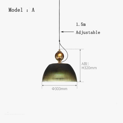 suspension rétro en verre pour éclairage moderne et chaleureux.